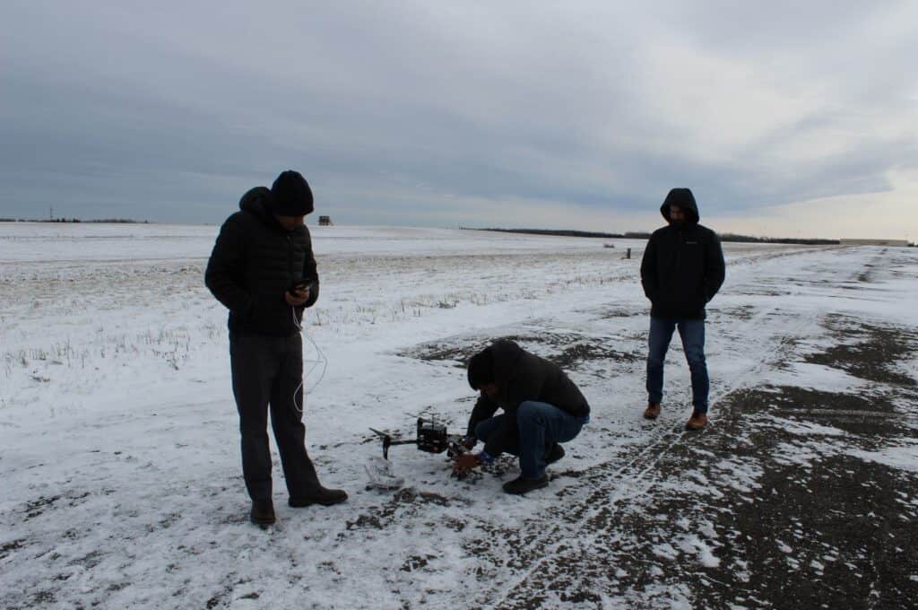Using drone technology for Snow monitoring