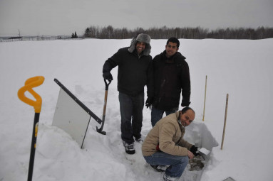 Measuring Snowpack properties (Grain size, Density, SWE)